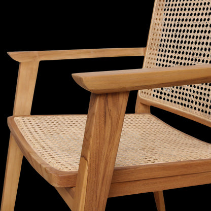 Raw Materials Nova Teak Eetkamerstoel Met Armleuning (Set Van 2)