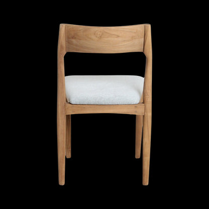 Raw Materials Freya Teakhouten Eetkamerstoel Licht Groen (Set Van 2)