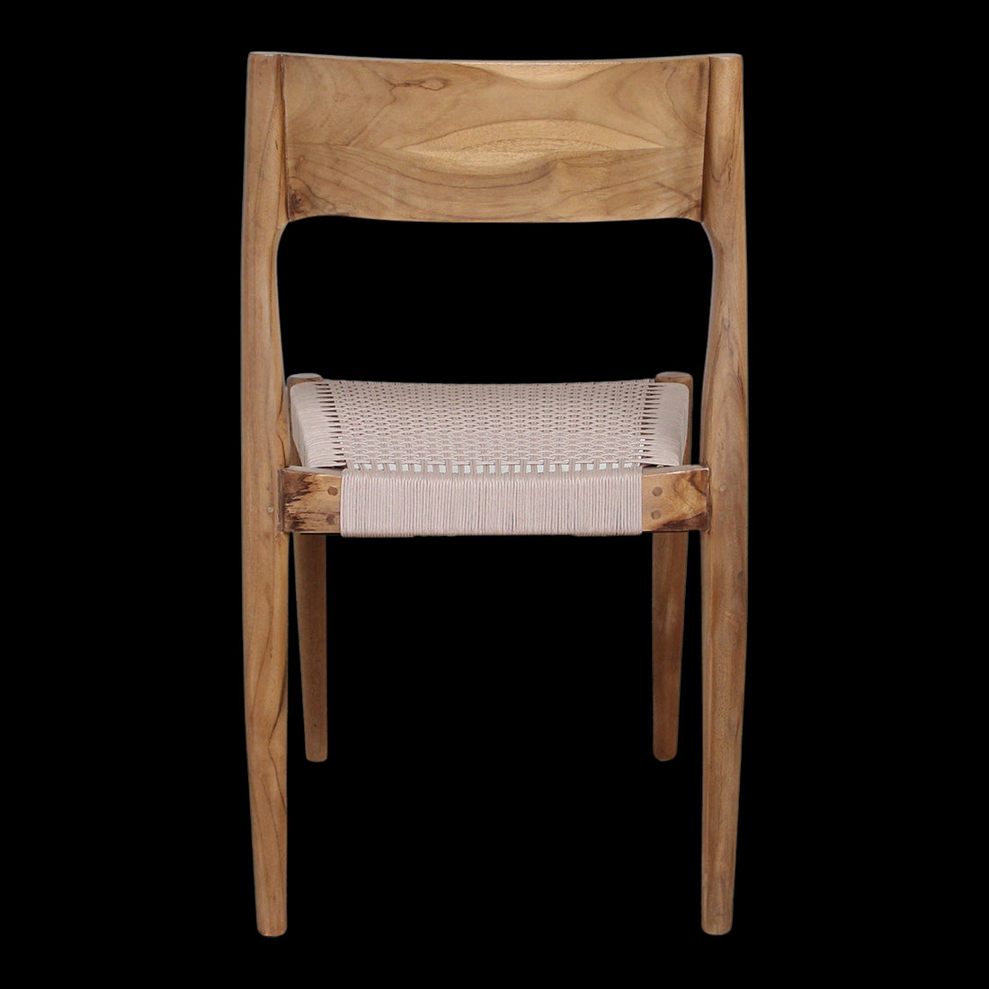 Raw Materials Freya Donker Teakhouten Tuinstoel - Naturel (Set Van 2)