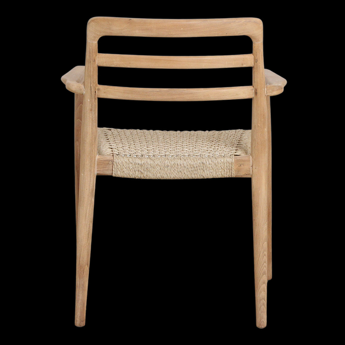 Raw Materials Verano Teak Tuinstoel Met Armleuning - Naturel (Set Van 2)