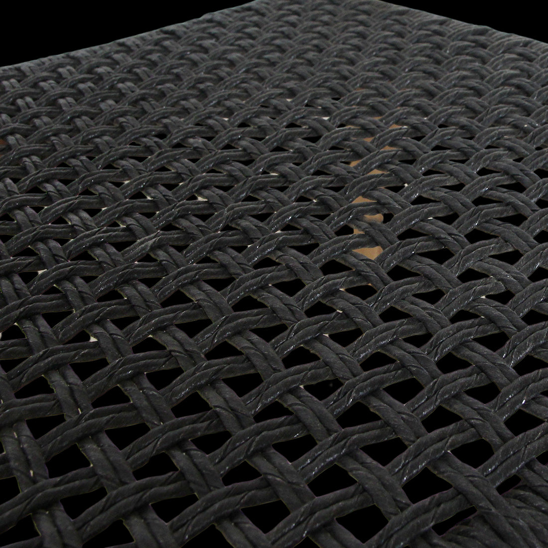 Raw Materials Verano Teak Tuinstoel Met Armleuning - Zwart (Set Van 2)