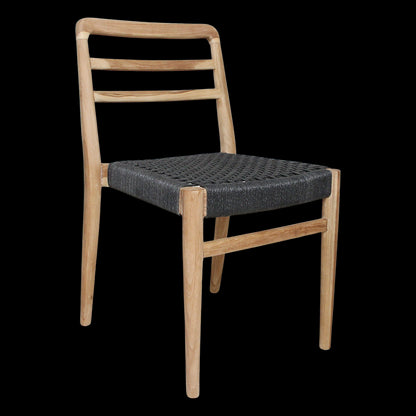 Raw Materials Verano Teakhouten Tuinstoel - Zwart (Set Van 2)