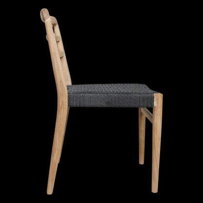 Raw Materials Verano Teakhouten Tuinstoel - Zwart (Set Van 2)