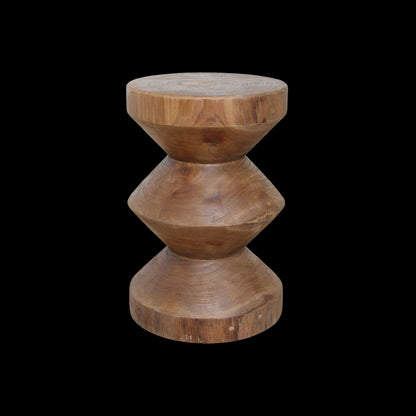 Raw Materials Teakhouten Bijzettafel Rizo Naturel Bruin