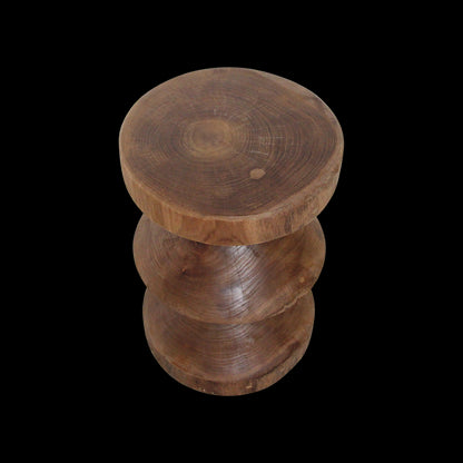 Raw Materials Teakhouten Bijzettafel Rizo Naturel Bruin