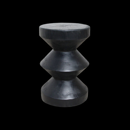 Raw Materials Teakhouten Bijzettafel Rizo Zwart