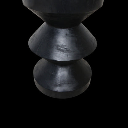 Raw Materials Teakhouten Bijzettafel Rizo Zwart