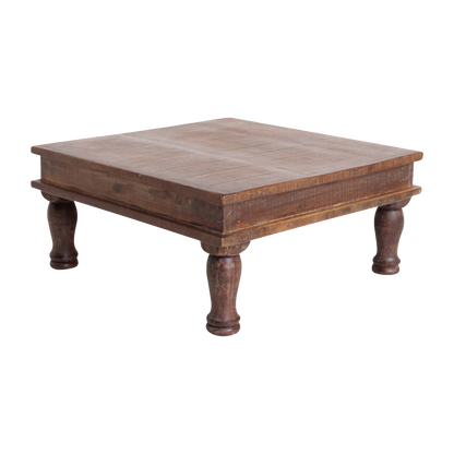 Raw Materials Bijzettafel Factory Bajot 33x33cm Gerecycled Hout