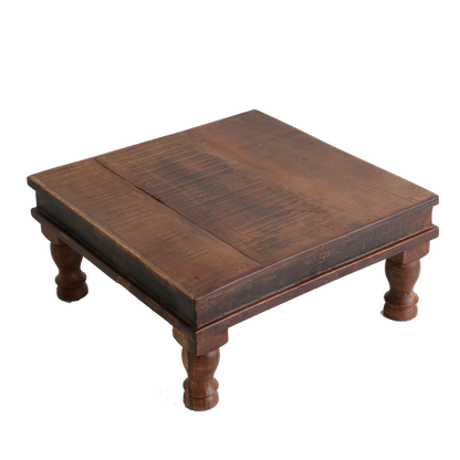 Raw Materials Bijzettafel Factory Bajot 33x33cm Gerecycled Hout