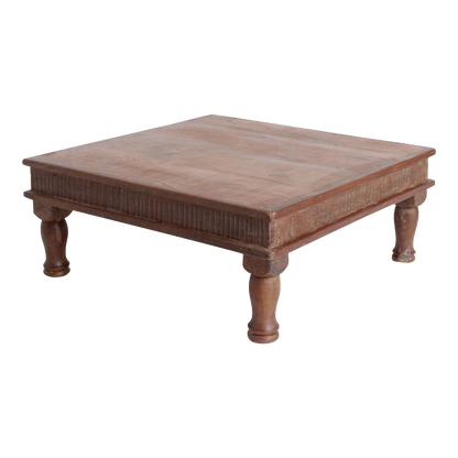 Raw Materials Bijzettafel Factory Bajot 46x46cm Gerecycled Hout