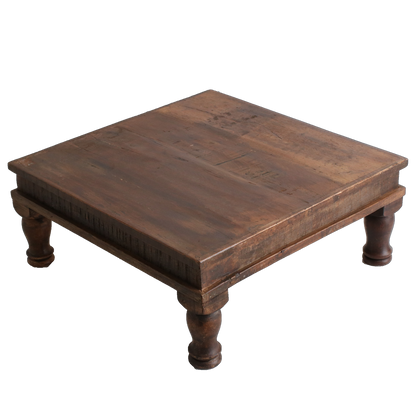 Raw Materials Bijzettafel Factory Bajot 46x46cm Gerecycled Hout