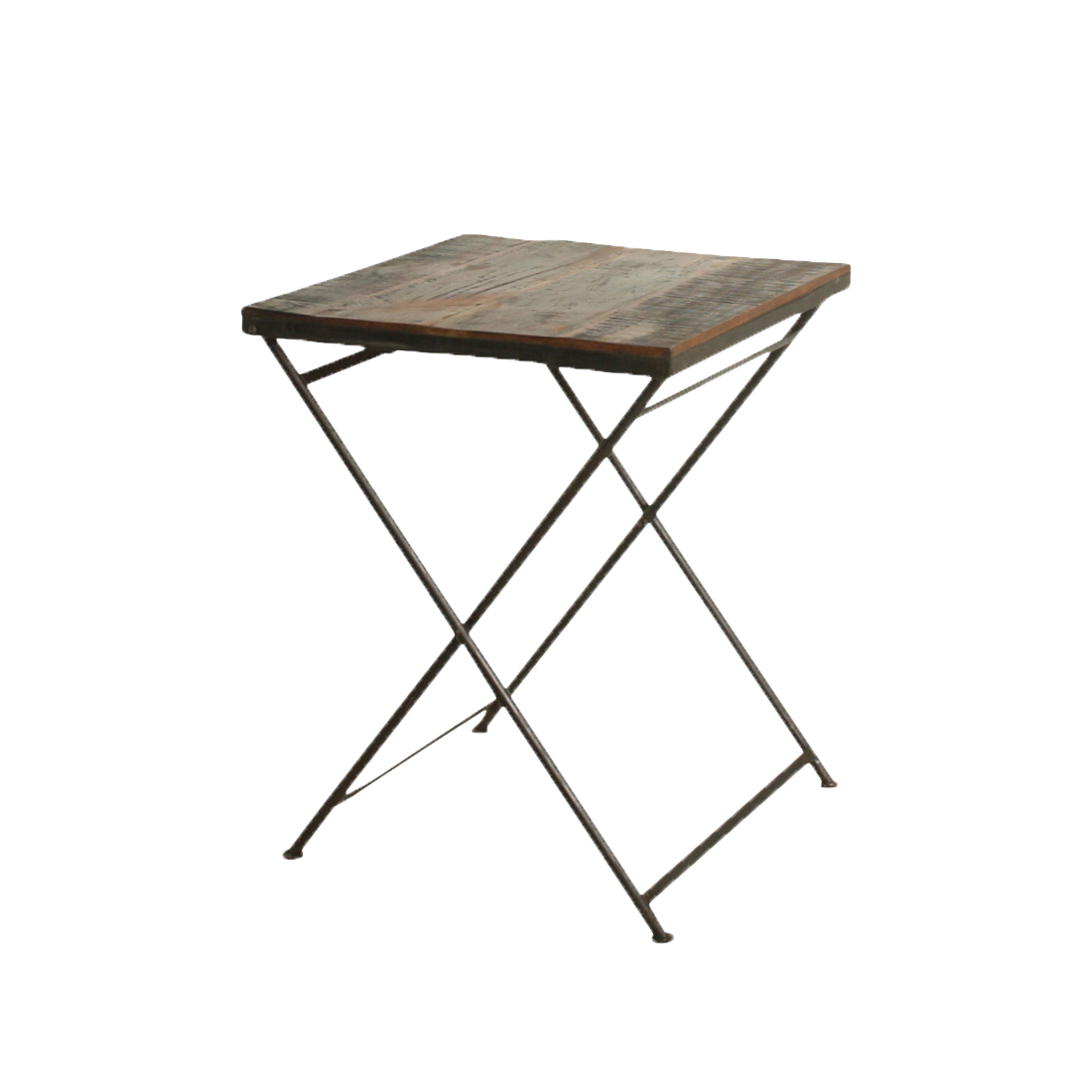 Raw Materials Inklapbare Eettafel Factory 60x60cm Gerecycled Hout