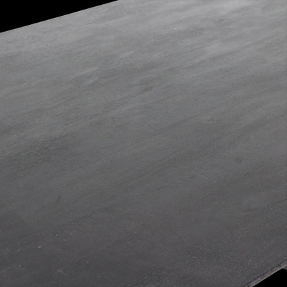 Raw Materials Eettafel Mangohout Zwart 200x90cm Gesloten Onderstel