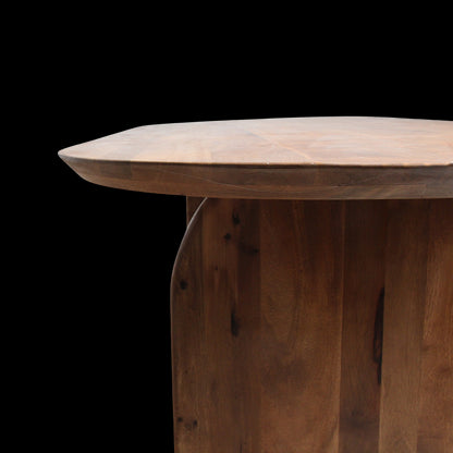 Raw Materials Eettafel Bullnose Ovaal Mangohout Bruin 200x90cm Gesloten Onderstel