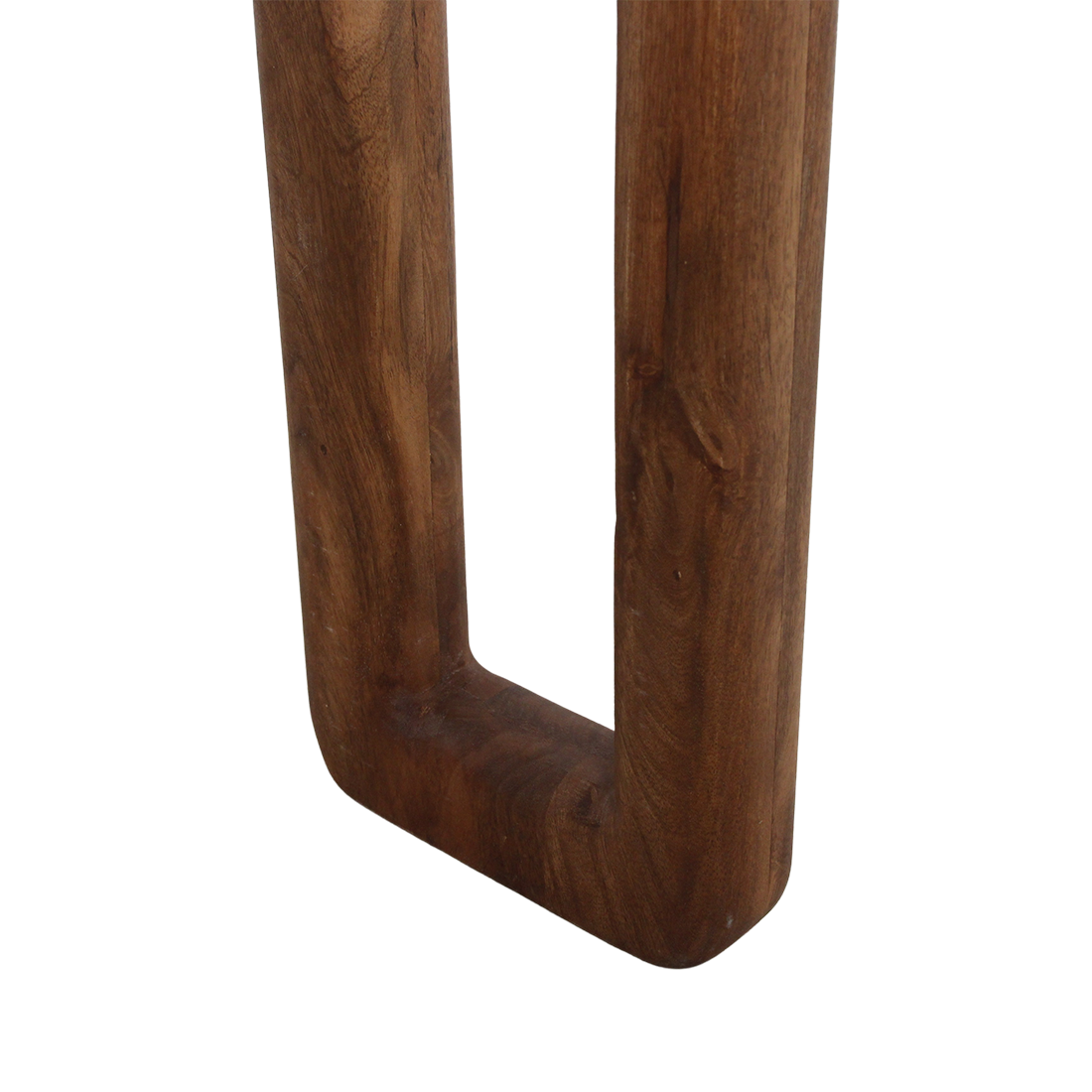 Raw Materials Wandtafel Bullnose 140x35cm Mangohout Bruin