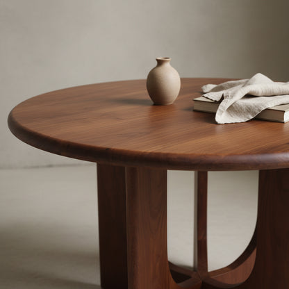 Raw Materials Ronde Mangohouten Eettafel Bullnose - Ø 120cm