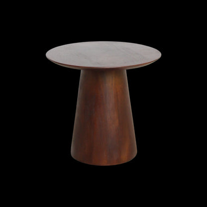 Raw Materials Bullnose Mangohouten Bijzettafel Cone Ø 50 Cm