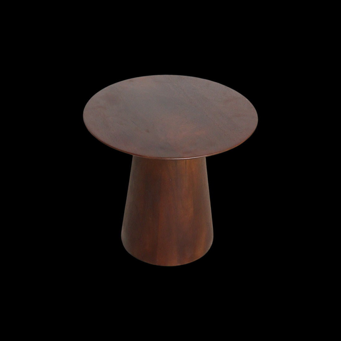 Raw Materials Bullnose Mangohouten Bijzettafel Cone Ø 50 Cm