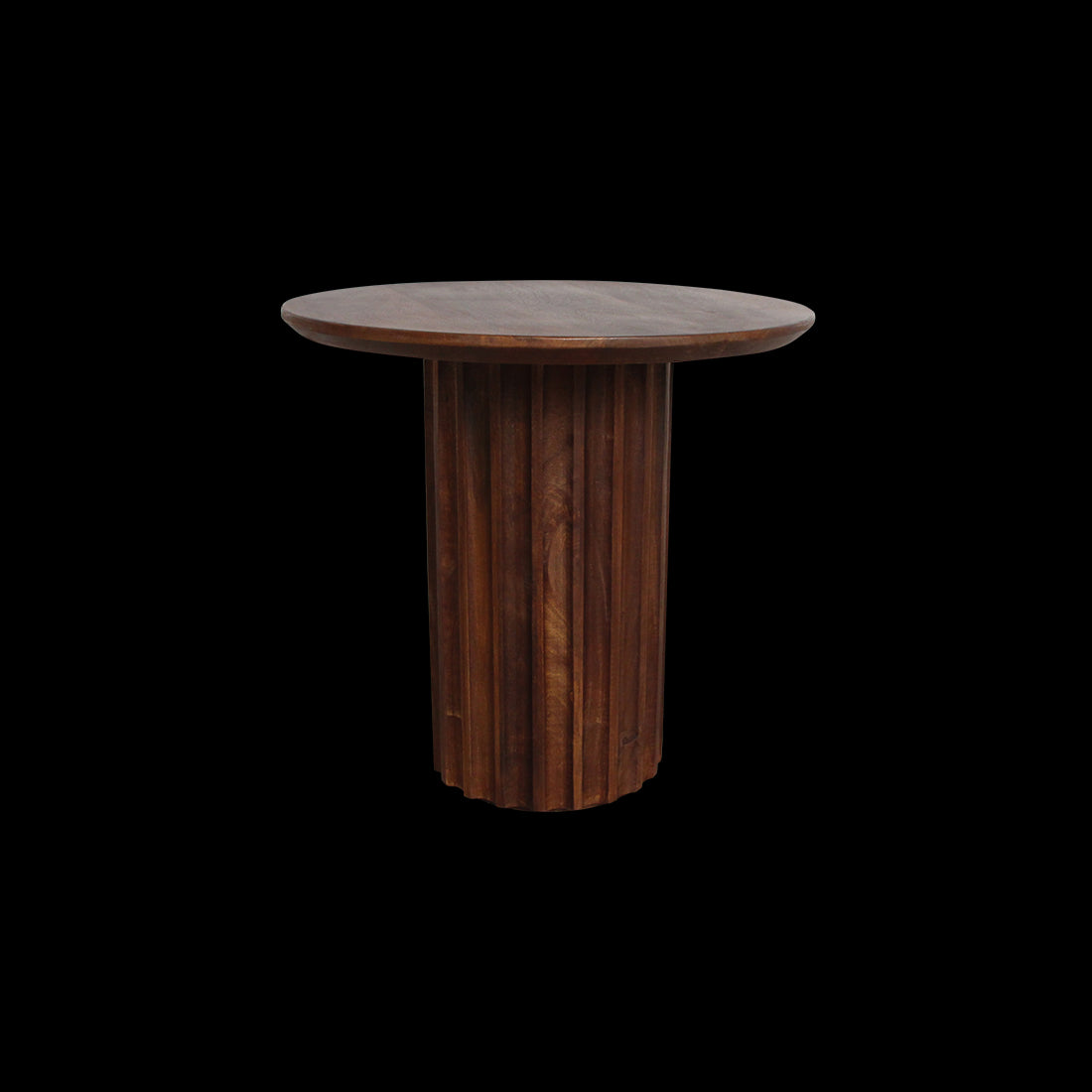 Raw Materials Bullnose Bijzettafel Omgekeerd Bruin Ø 50 Cm