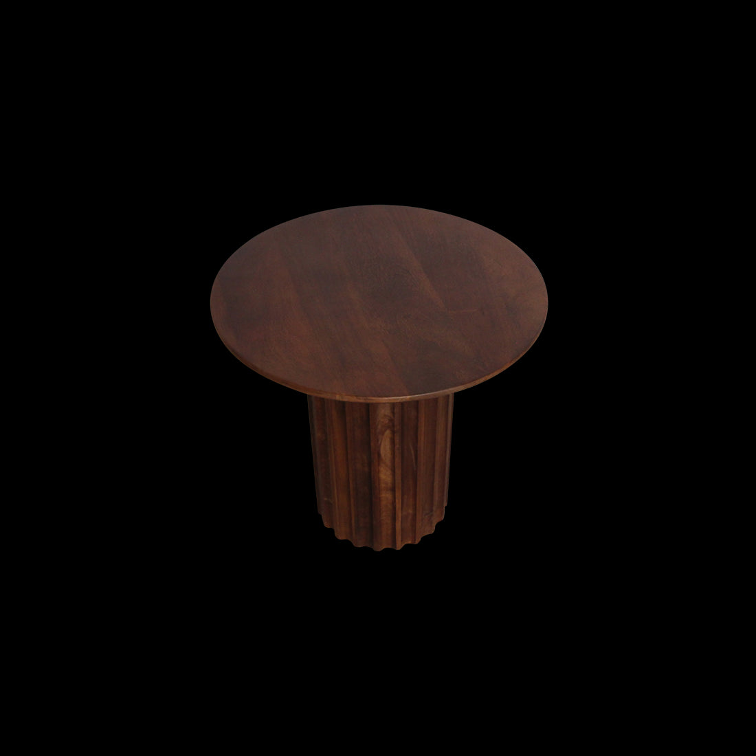 Raw Materials Bullnose Bijzettafel Omgekeerd Bruin Ø 50 Cm