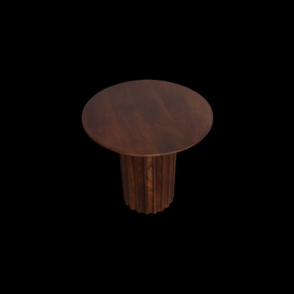 Raw Materials Bullnose Bijzettafel Omgekeerd Bruin Ø 50 Cm