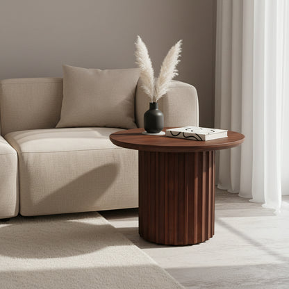 Raw Materials Bullnose Bijzettafel Omgekeerd Bruin Ø 55 Cm