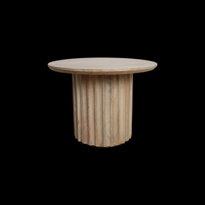 Raw Materials Bullnose Bijzettafel Omgekeerd Naturel Ø 55 Cm