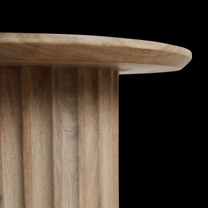 Raw Materials Bullnose Bijzettafel Omgekeerd Naturel Ø 55 Cm