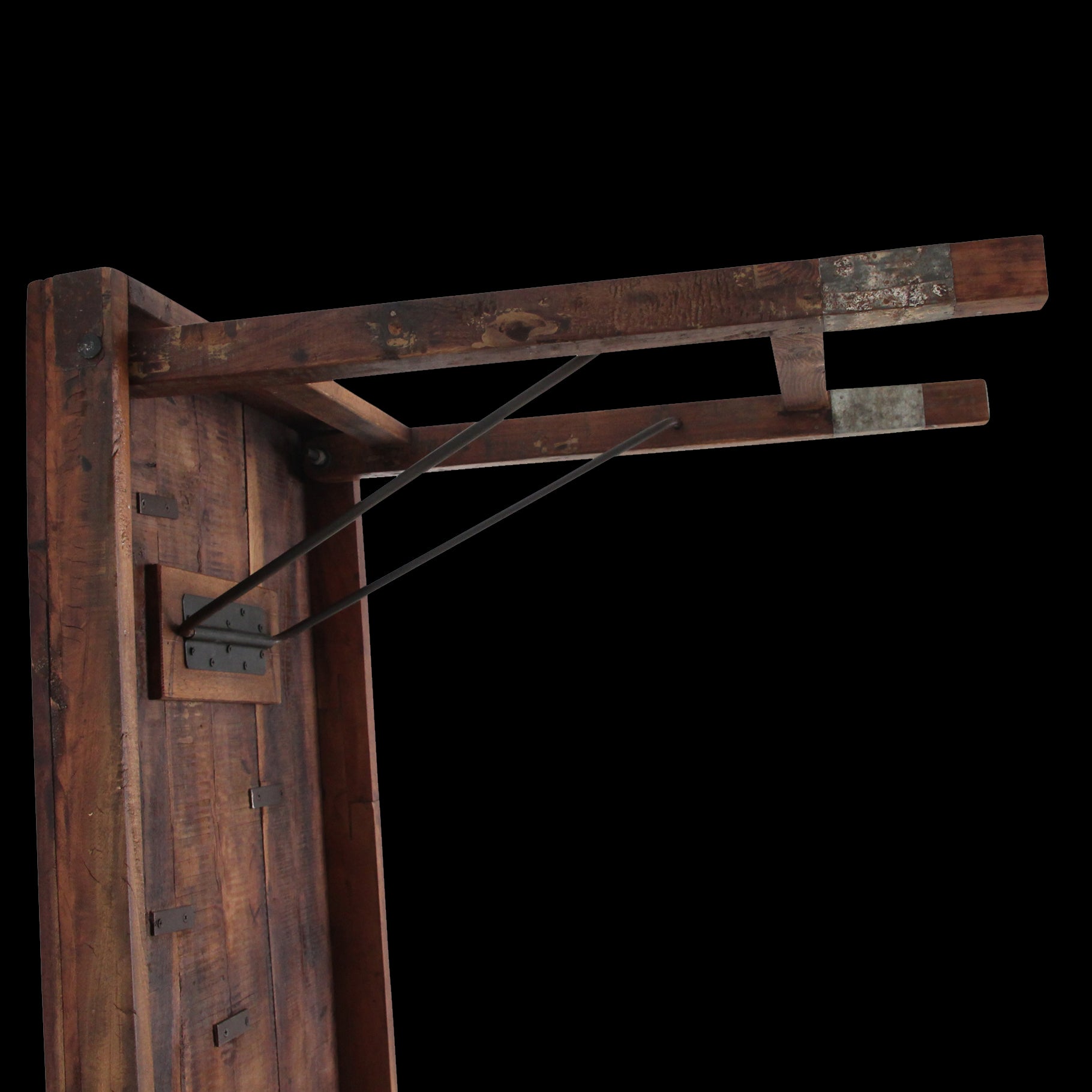 Raw Materials Eettafel Vintage Inklapbaar 173x60cm Gerecycled Hout