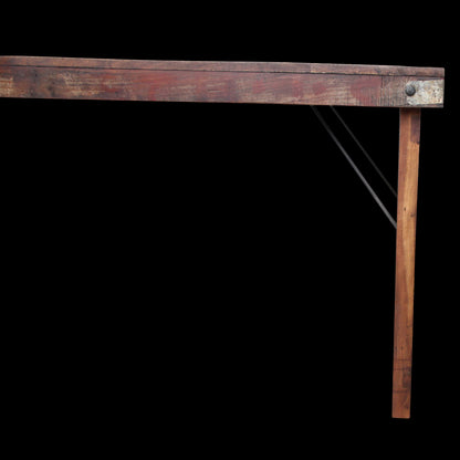 Raw Materials Eettafel Vintage Inklapbaar 165x75cm Gerecycled Hout