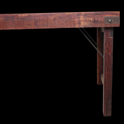 Raw Materials Inklapbare Vintage Eettafel Xl - Gerecycled Hout - 190x80cm