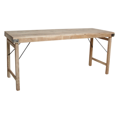 Raw Materials - Opklapbare Eettafel 172x60cm Limewash Hout