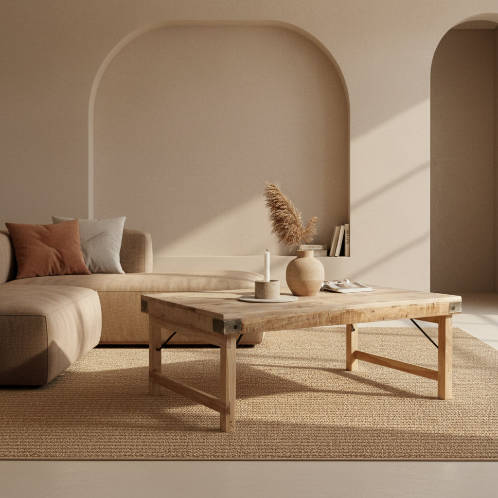 Raw Materials Limewash Inklapbare Salontafel - 120x75cm