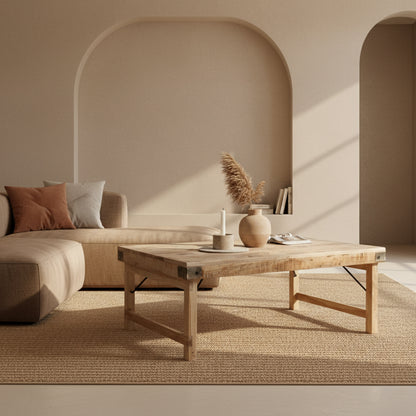 Raw Materials Limewash Inklapbare Salontafel - 120x75cm