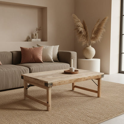 Raw Materials Limewash Inklapbare Salontafel - 120x75cm