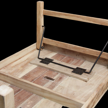 Raw Materials Limewash Inklapbare Salontafel - 120x75cm