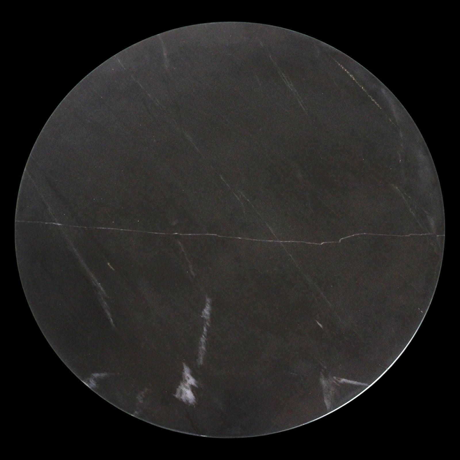 Raw Materials Marmeren Bijzettafel Mangohout - Zwart