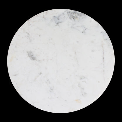 Raw Materials Marmeren Bijzettafel Rond - Wit