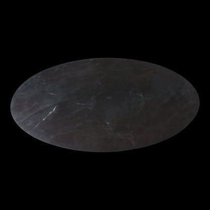 Raw Materials Ovale Marmeren Salontafel Zwart 120x60cm