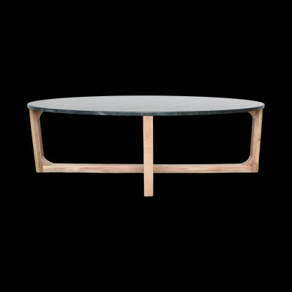 Raw Materials Ovale Marmeren Salontafel Groen 120x60cm