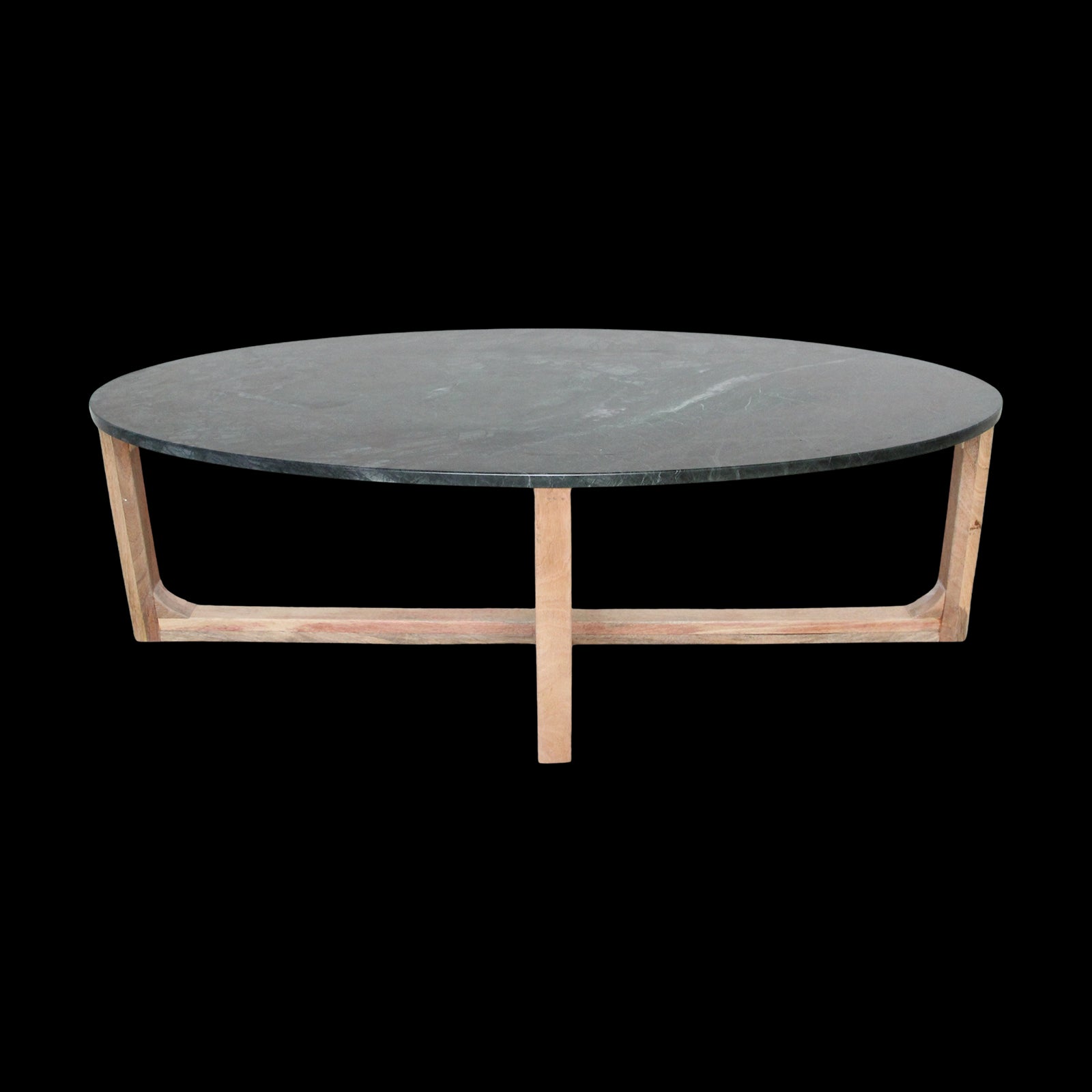 Raw Materials Ovale Marmeren Salontafel Groen 120x60cm