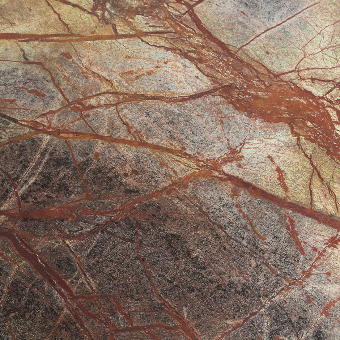 Raw Materials Ovale Marmeren Salontafel Bizar Bruin 120x60cm