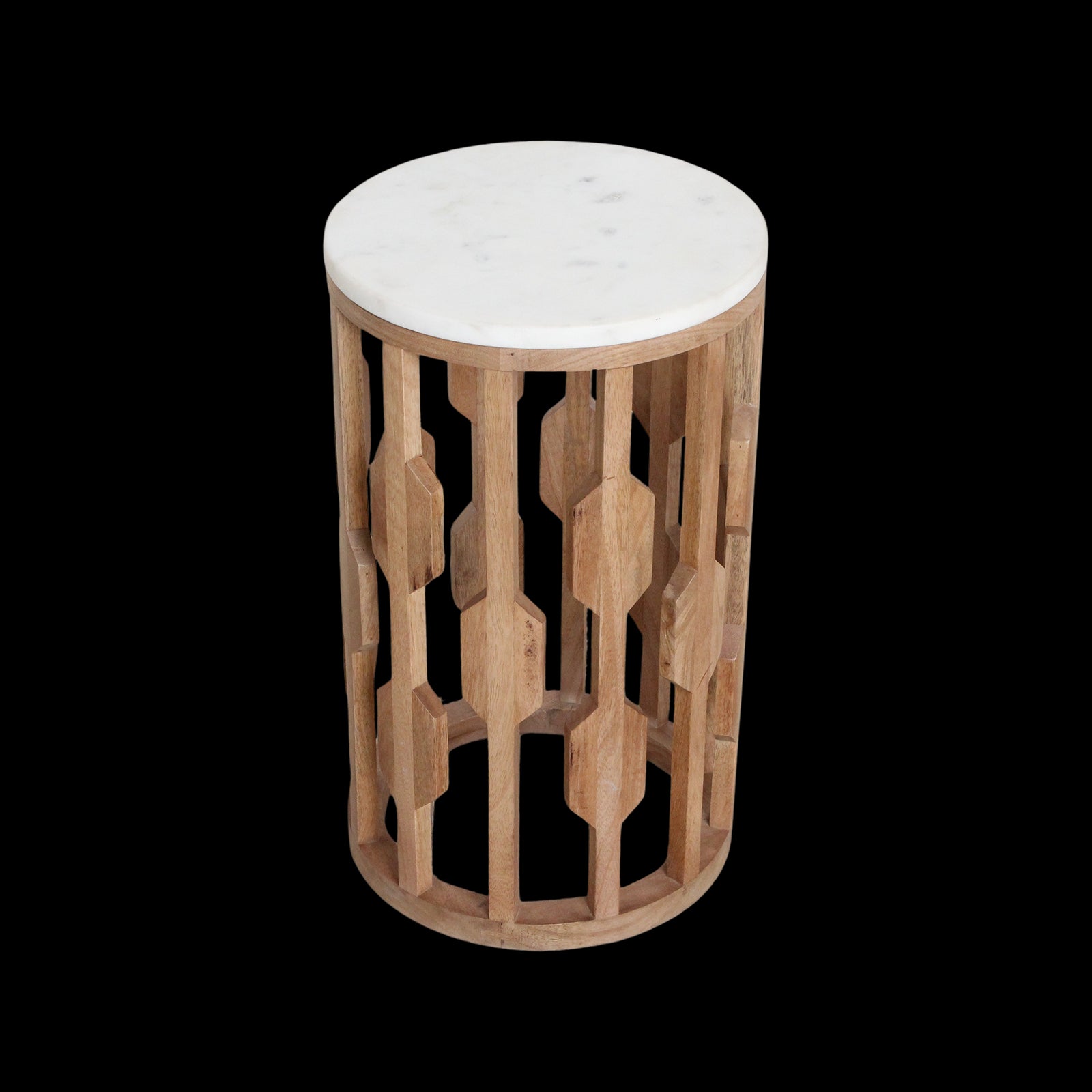 Raw Materials Atjeh Marmeren Bijzettafel - Wit