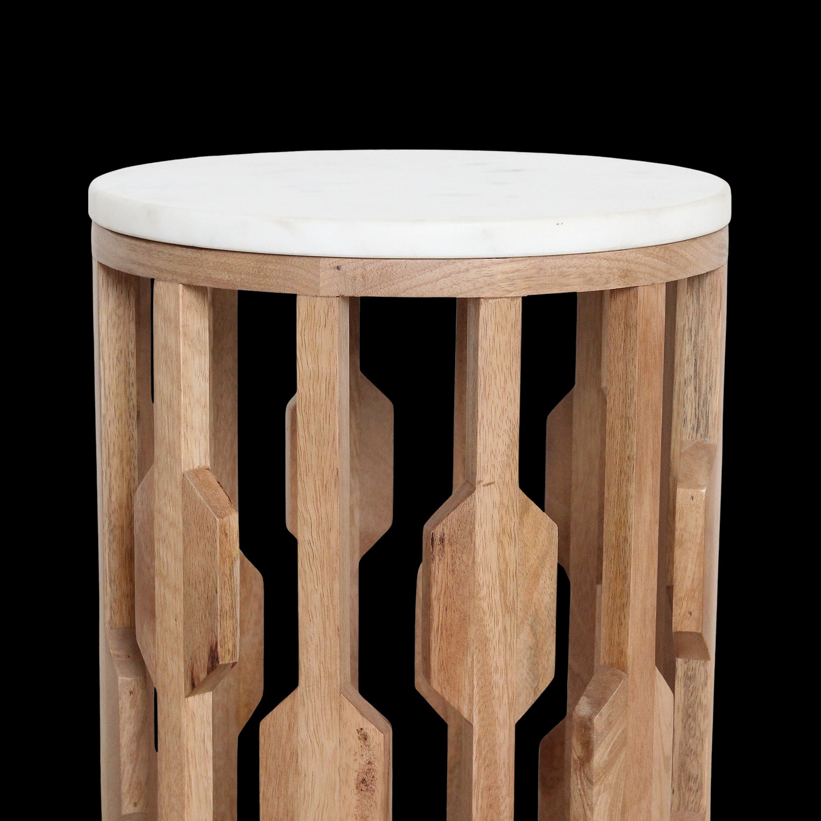 Raw Materials Atjeh Marmeren Bijzettafel - Wit