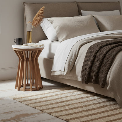 Raw Materials Sarawak Marmeren Bijzettafel Wit