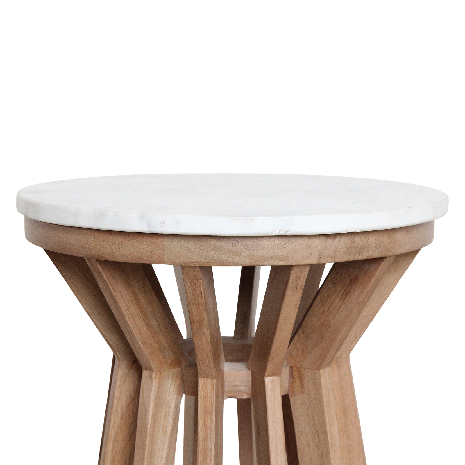 Raw Materials Sarawak Marmeren Bijzettafel Wit