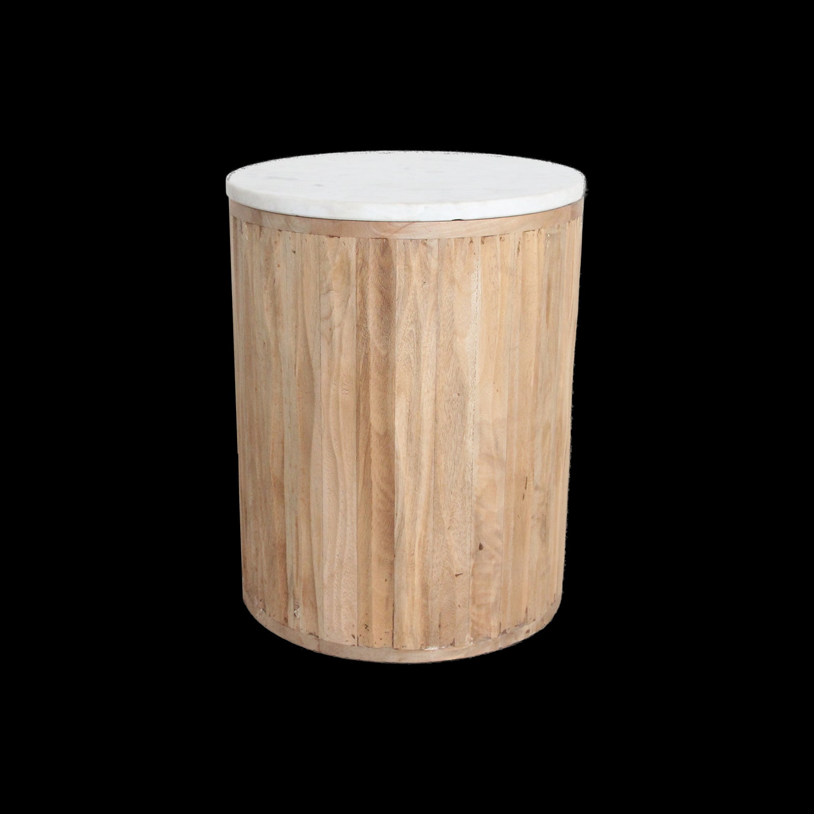 Raw Materials Malakka Marmeren Bijzettafel - Wit