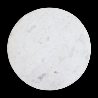 Raw Materials Malakka Marmeren Bijzettafel - Wit