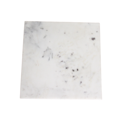 Raw Materials Bijzettafel Beijing 35x35cm Wit Marmer