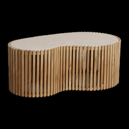 Raw Materials Marmeren Salontafel 93x54cm Sungkai Hout